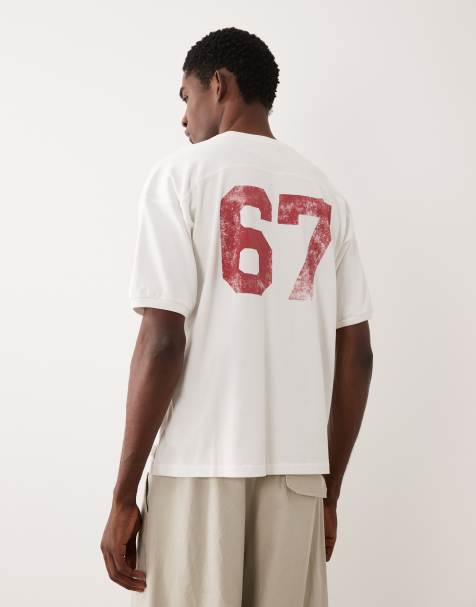 Polo Ralph Lauren varsity back print t-shirt in white - view 1