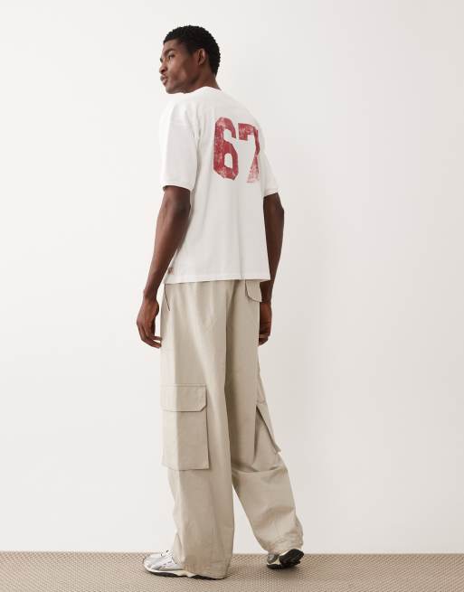 Polo Ralph Lauren varsity back print t-shirt in white, 2 of 5