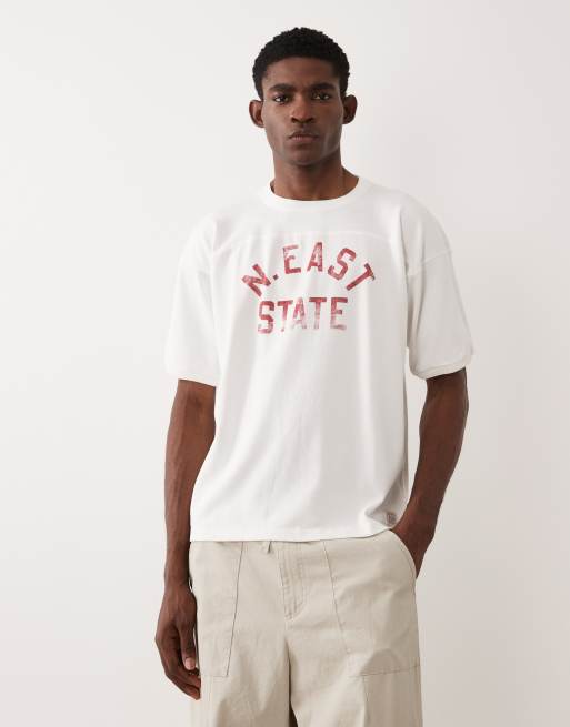 Polo Ralph Lauren varsity back print t-shirt in white, 3 of 5