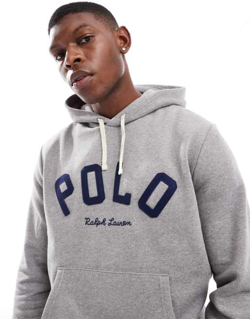 Polo Ralph good Lauren charcoal gray hoodie