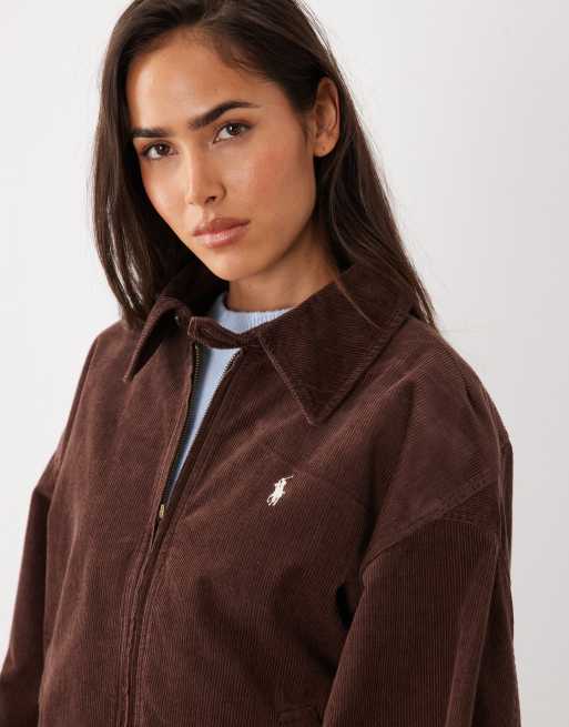 Polo Ralph Lauren vävd jacka i brun, 3 av 4