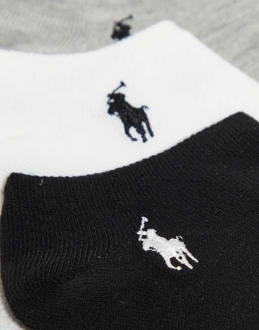 Polo Ralph Lauren – Verschiedenfarbige Sneaker-Socken im 6er-Pack mit Logo, 3 von 4