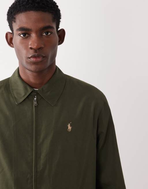 Polo Ralph Lauren - Veste coupe-vent zippée à logo emblématique - Olive, 5 de 5