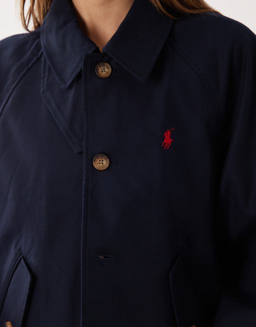 Polo Ralph Lauren - Veste en sergé de coton - Bleu marine, 3 de 4