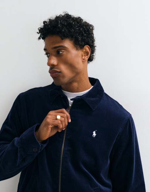 Polo Ralph Lauren - Veste en velours côtelé - Bleu marine, 3 de 5