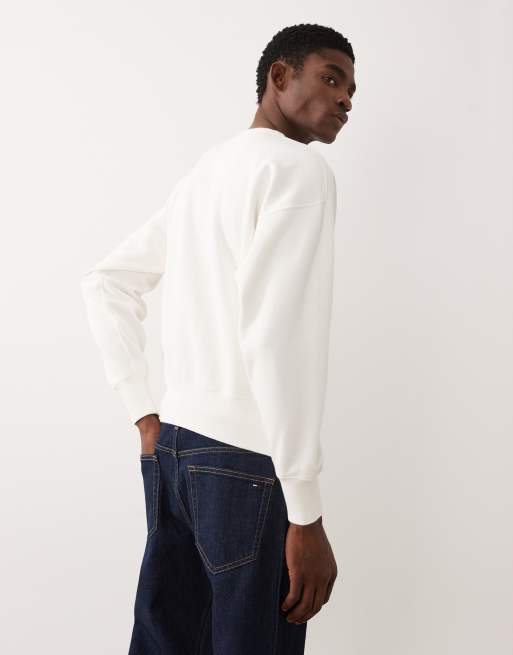 Polo Ralph Lauren vintage polo player sweatshirt in cream, 3 of 5