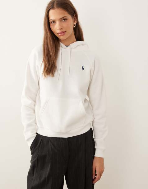 Polo Ralph Lauren – Vit huvtröja med ikonlogga - view 1