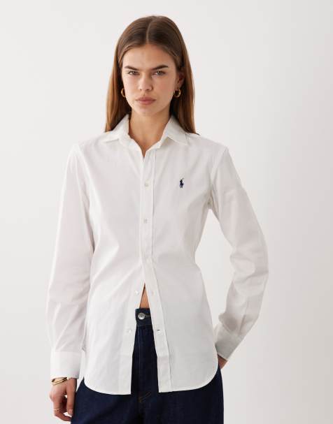 Polo Ralph Lauren – Vit skjorta med långa ärmar och knäppning - view 1