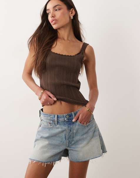 Polo Ralph Lauren - Vævede lyseblå denimshorts - view 1