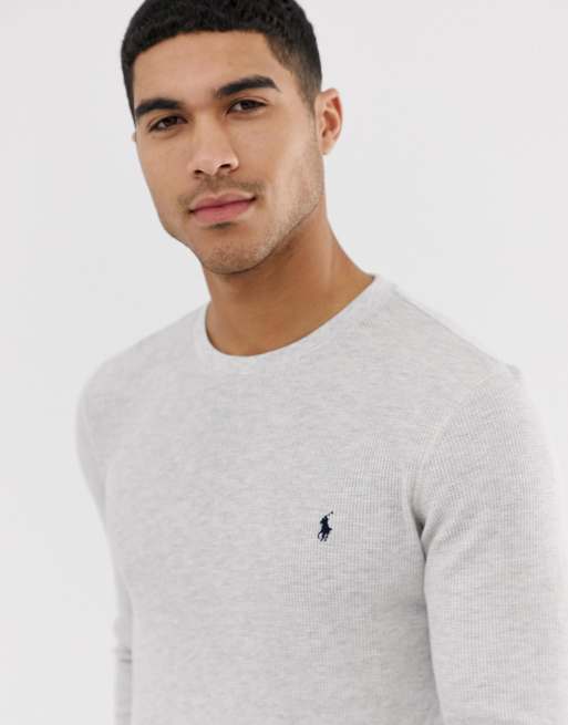 Polo waffle knit clearance shirt