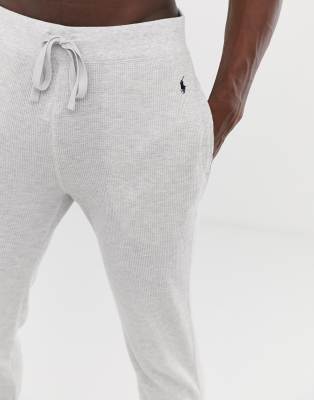 polo waffle knit joggers