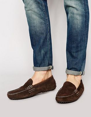 polo ralph lauren suede loafers