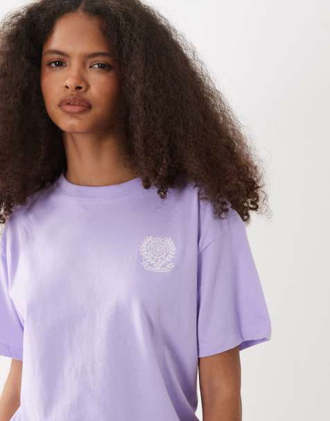Polo Ralph Lauren Wimbledon capsule classic t-shirt with crest embroidery in purple
