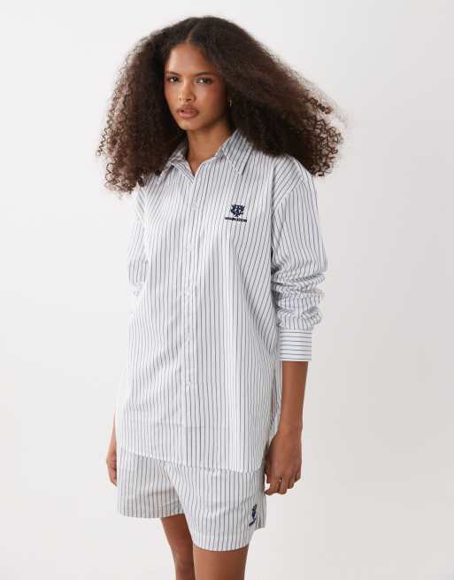 Polo Ralph Lauren Wimbledon capsule striped co-ord in white, 2 of 3