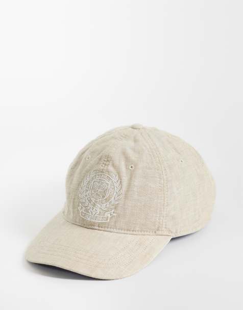 Polo Ralph Lauren – Wimbledon Capsule – Leinen-Kappe in Hellbraun mit gesticktem Wappen-Logo - view 1