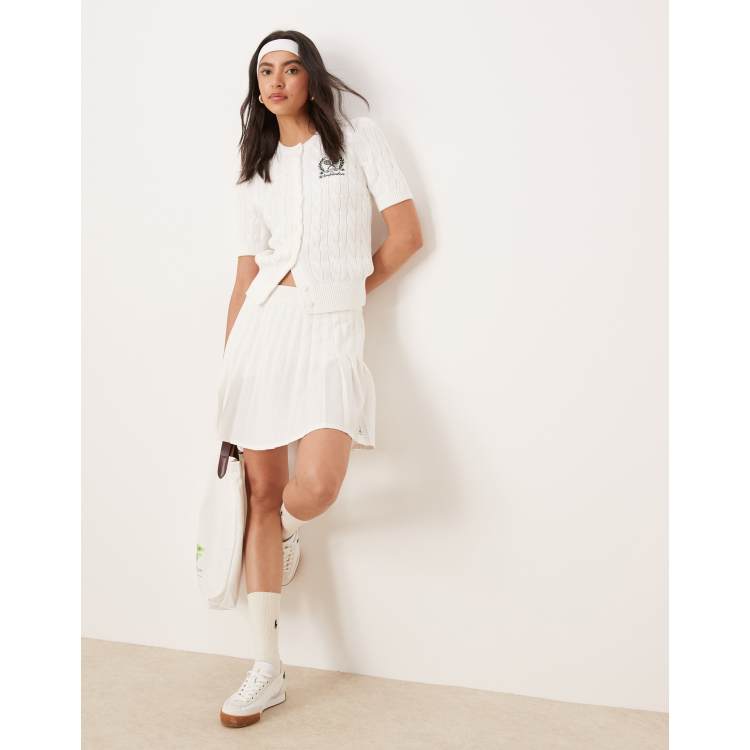 Polo Ralph Lauren Wimbledon capsule logo micro pleat tennis