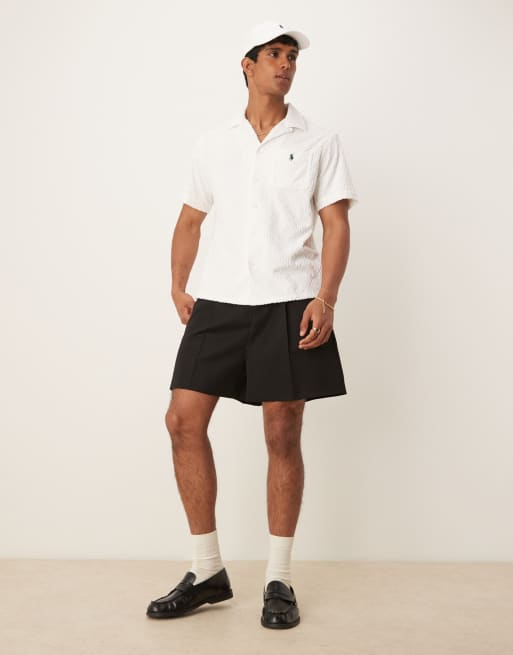 Polo Ralph Lauren - Wimbledon Capsule - Polo in spugna jacquard bianca, 2 di 4