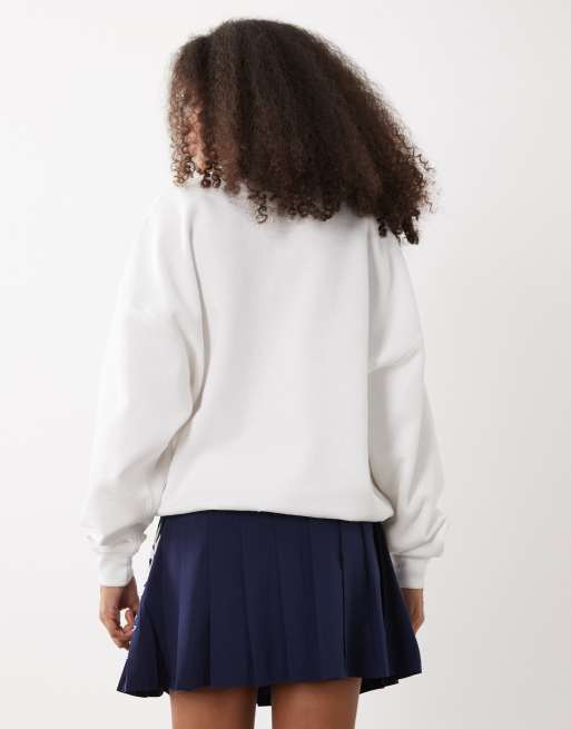 Polo Ralph Lauren Wimbledon capsule racket print pleated skort in navy, 4 of 5