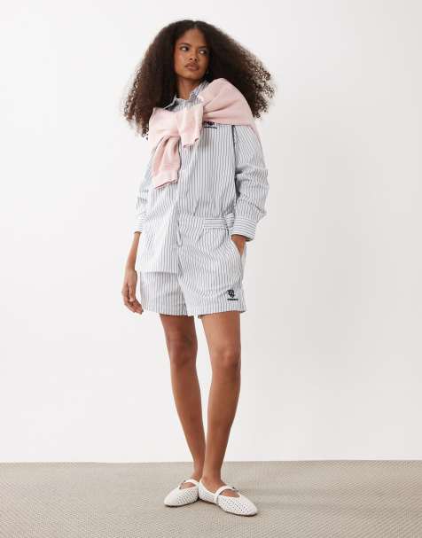Polo Ralph Lauren Wimbledon capsule striped co-ord in white - view 1