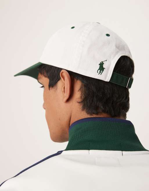 Polo Ralph Lauren – Wimbledon Capsule – Twill-Baseballkappe in Weiß mit Wappen-Logo, 2 von 3