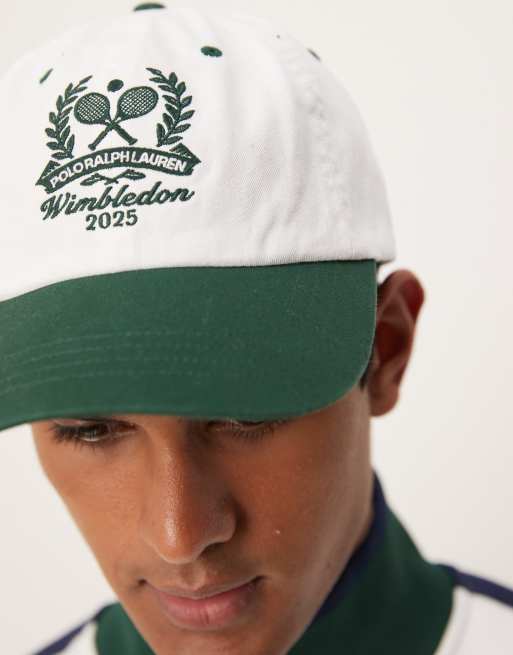Polo Ralph Lauren – Wimbledon Capsule – Twill-Baseballkappe in Weiß mit Wappen-Logo, 3 von 3