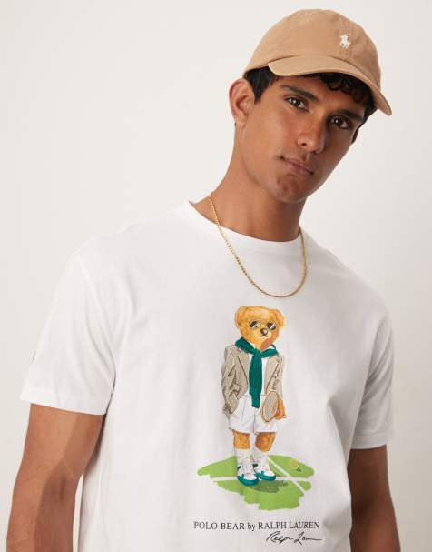 Polo Ralph Lauren – Wimbledon Capsule – Vit t-shirt med nalletryck - view 1