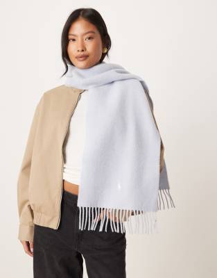 Polo Ralph Lauren - Wollschal in Hellblau