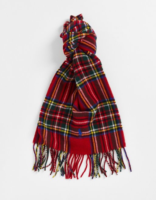 Ralph lauren 2024 red scarf