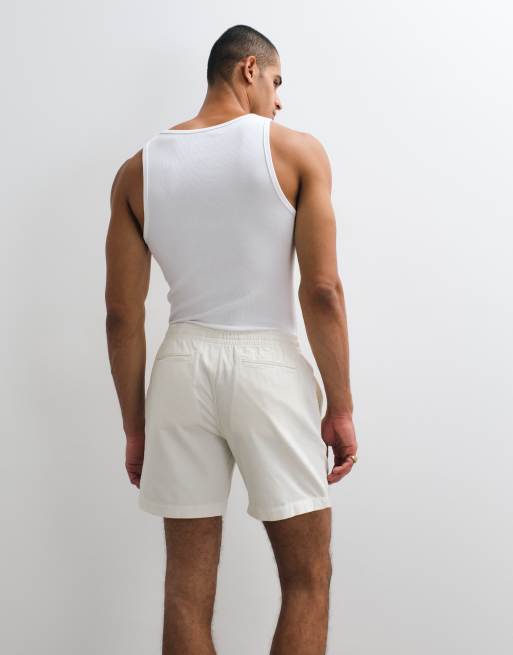 Polo Ralph Lauren woven classic fit shorts in white, 3 of 5