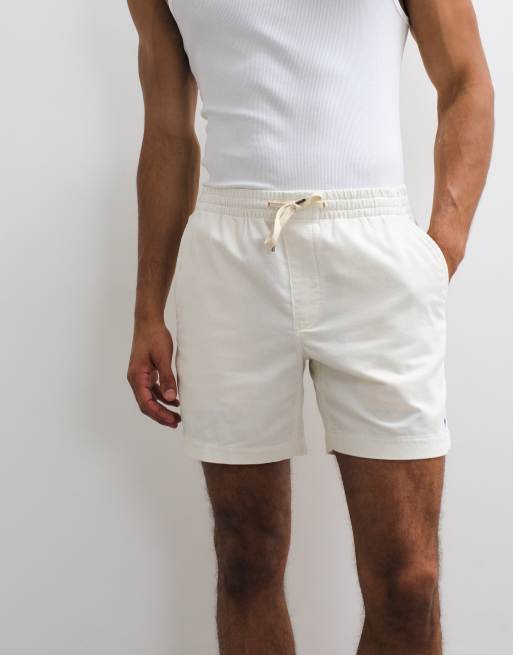 Polo Ralph Lauren woven classic fit shorts in white, 4 of 5