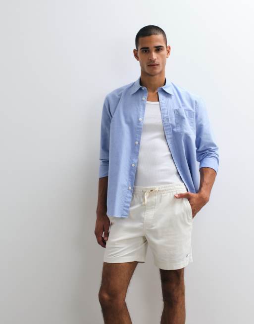 Polo Ralph Lauren woven classic fit shorts in white, 5 of 5