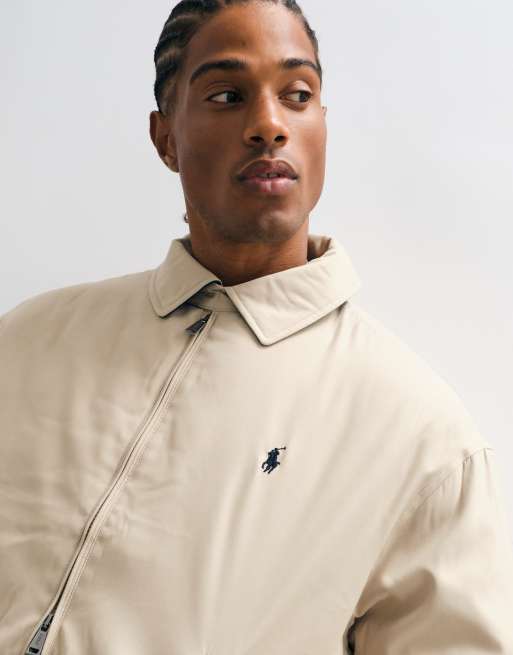 Polo Ralph Lauren woven windbreaker jacket in khaki, 3 of 5