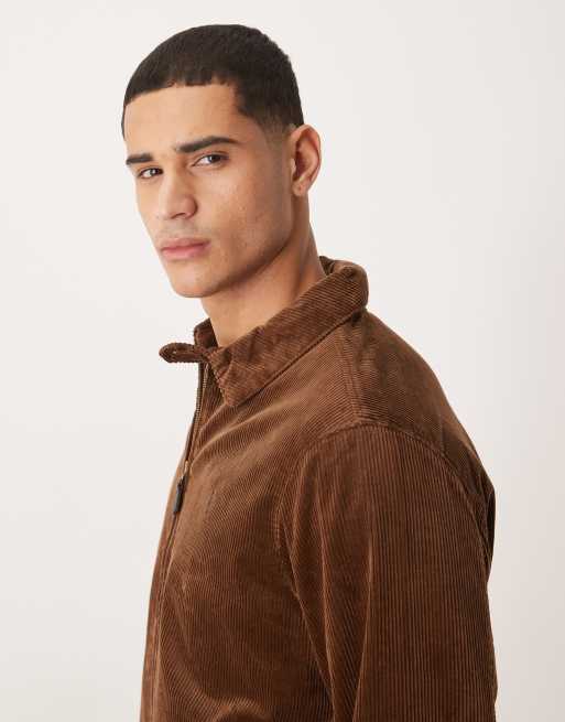 Polo Ralph Lauren – Wynton – Brun, kraftig harrington-jacka i manchester med foder och ikonlogga, 4 av 5