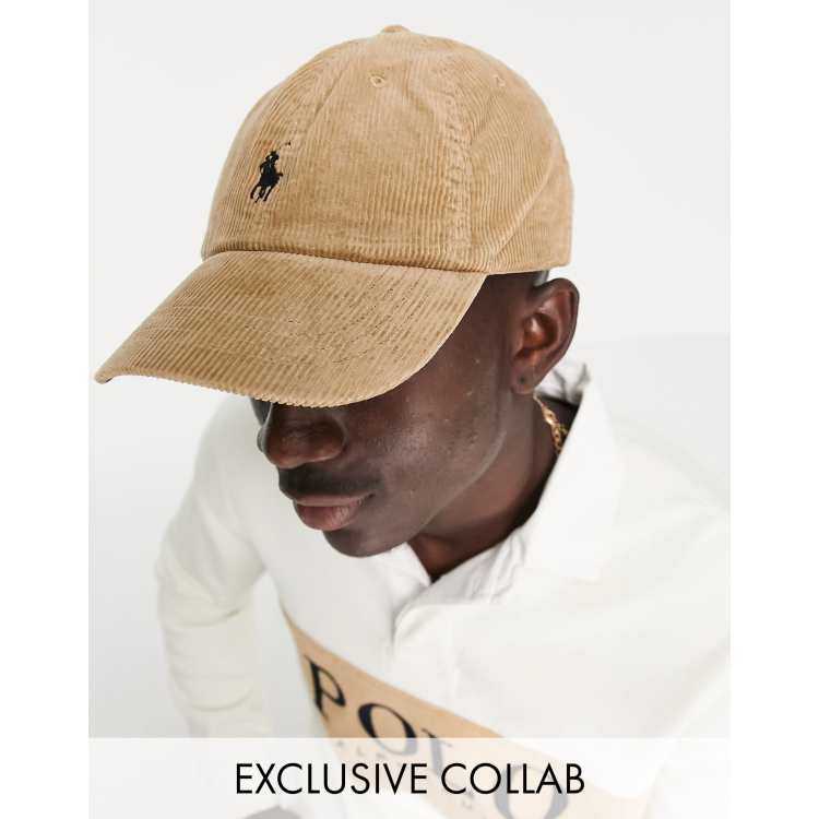 Casquette Ralph Lauren beige pour homme