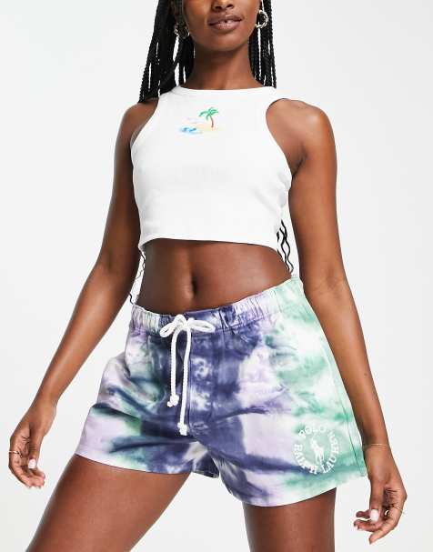 Polo Ralph Lauren x ASOS - Collaboration exclusive - Short d'ensemble en coton à logo - Imprimé tie-dye - view 1