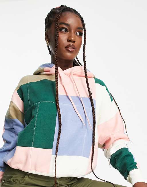Polo Ralph Lauren x ASOS - Collaboration exclusive - Sweat à capuche en patchwork - Multicolore 