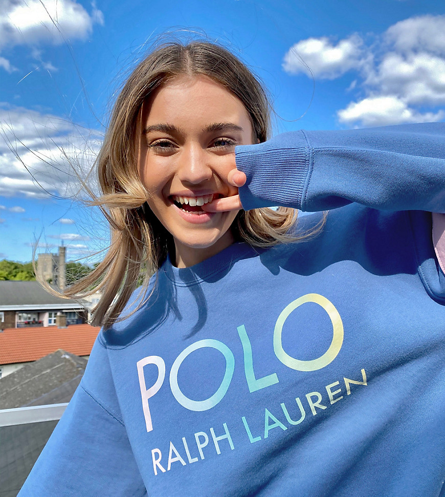 Polo Ralph Lauren x Asos - Exclusieve samenwerking - Sweater met ronde hals en logo in blauw