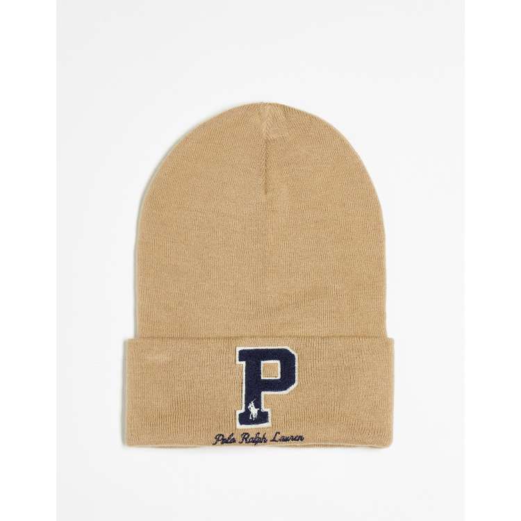 Tan polo clearance beanie