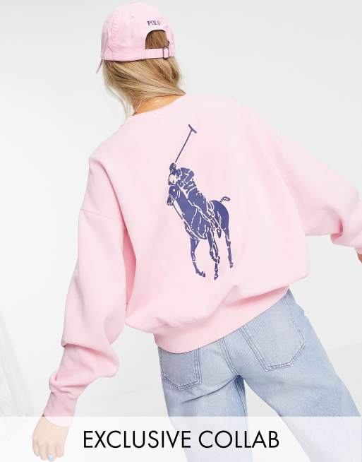 Polo Ralph Lauren x ASOS exclusive collab back logo sweatshirt in