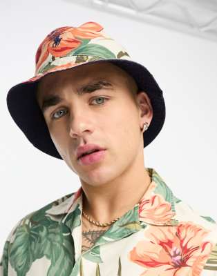 Polo Ralph Lauren x ASOS exclusive collab bucket hat in floral print with pony logo