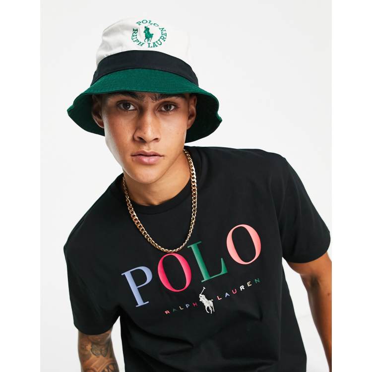 Black polo cheap bucket hat