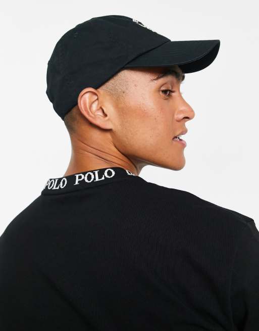 All black 2025 polo hat