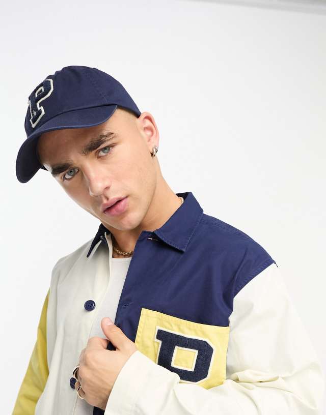 Polo Ralph Lauren x ASOS exclusive collab cap in navy with logo