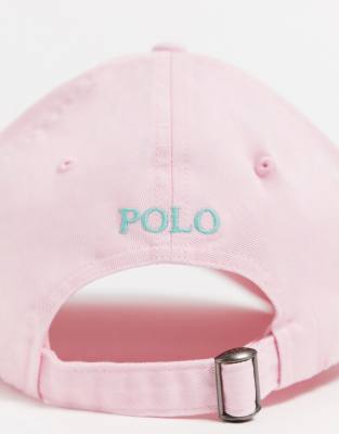 pink polo hat