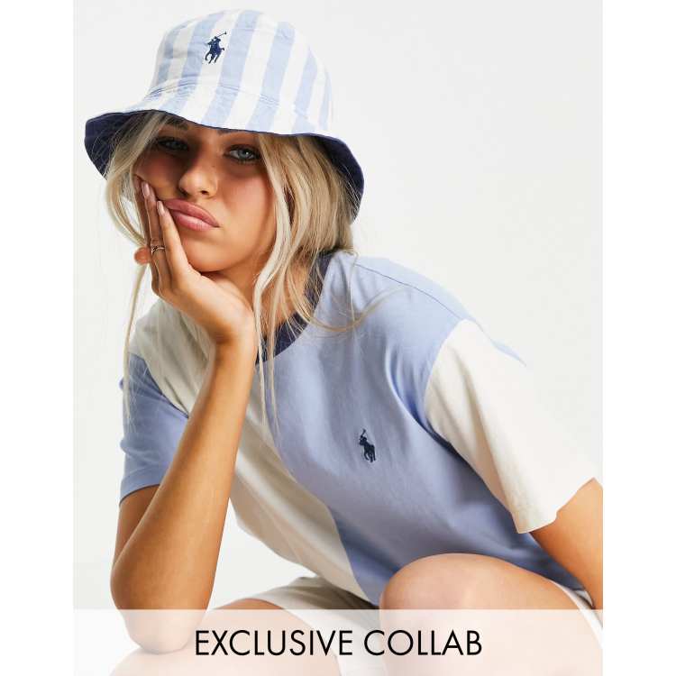 Ralph lauren color block shirt womens Clearance