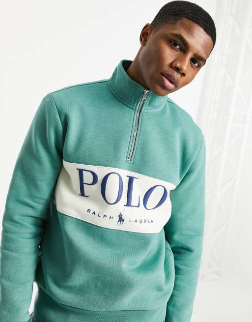 asos ralph lauren half zip