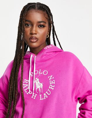 Polo Ralph Lauren x ASOS exclusive collab hoodie in pink