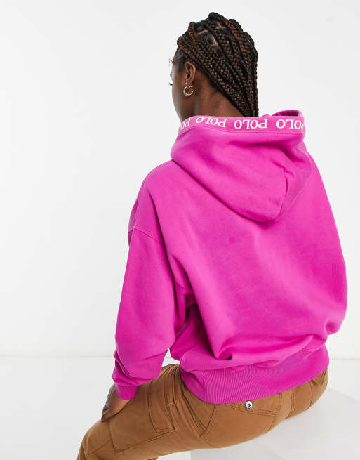 Polo Ralph Lauren x ASOS exclusive collab hoodie in pink