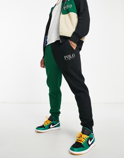 Polo Ralph Lauren x ASOS exclusive collab jogger in black colour block with  logo | ASOS