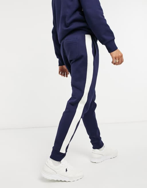 Polo Ralph Lauren x ASOS exclusive collab jogger in navy with side stripe  and pony logo